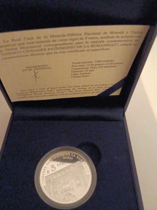 Moneda 5 Euros Baeza Edición Limitada
