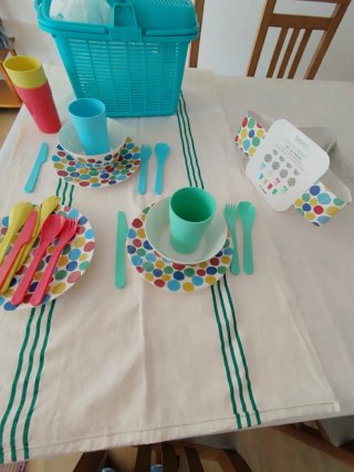 Cesta Picnic El Corte Inglés 24 Piezas
