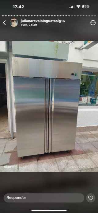 Nevera industrial acero inoxidable