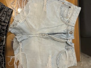 Shorts vaqueros desgastados