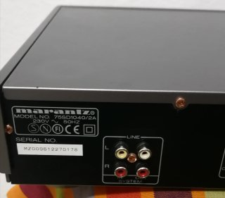 Marantz slim series 75SD 10402A Deck Cassette
