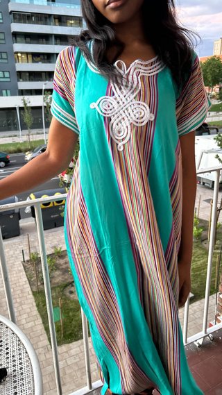 Vestido Marroquí Kandura Multicolor