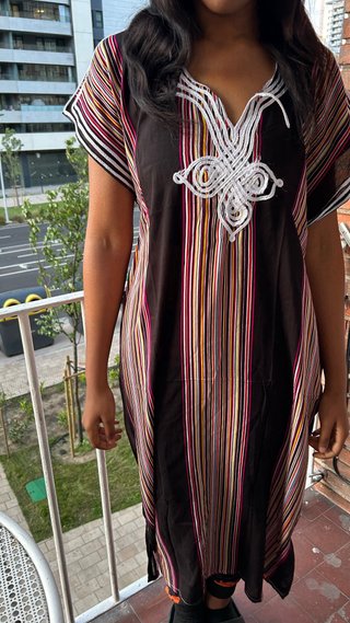 Vestido Marroquí Kandura Multicolor