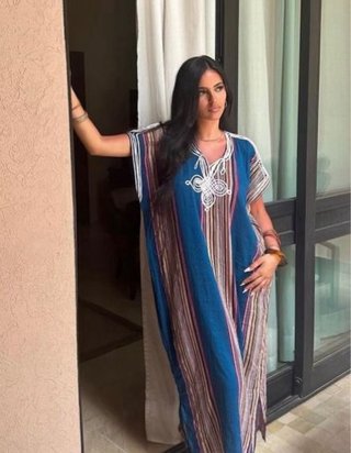 Vestido Marroquí Kandura Multicolor