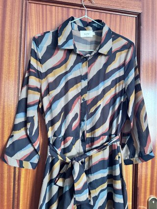 Vestido camisero Hitz estampado multicolor