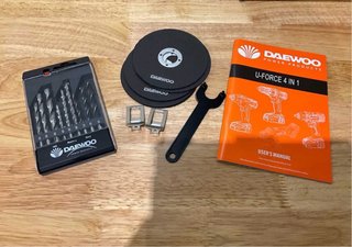Set Herramientas Eléctricas Daewoo U-FORCE 4 IN 1