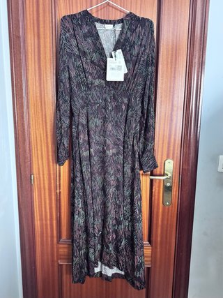 Vestido SKFK manga larga estampado