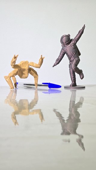 Figuras Baile Rocky y Grace Proyecto Salvación