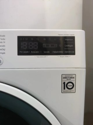 Lavadora y Secadora LG 8/6 kg Inverter