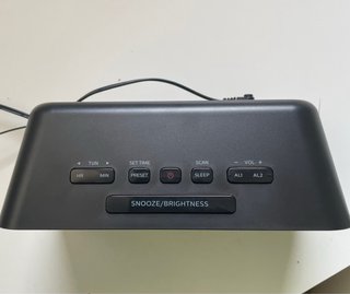 Radio Despertador Digital Philips LED