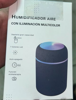 Umidificatore d'aria con illuminazione multicolore