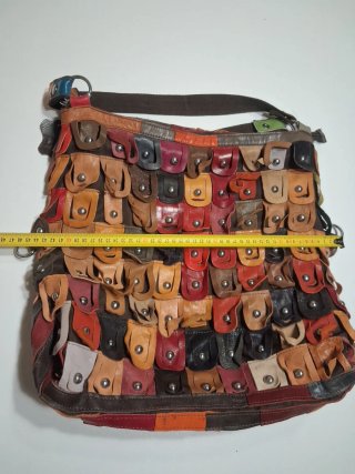 Borsa tote Hippie 100% pelle, prezzo fisso