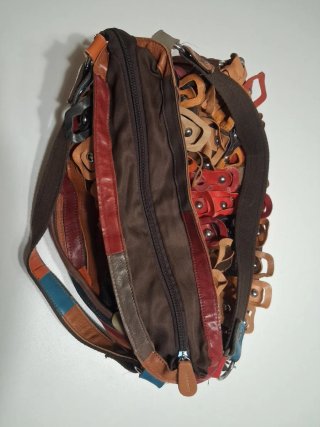 Borsa tote Hippie 100% pelle, prezzo fisso