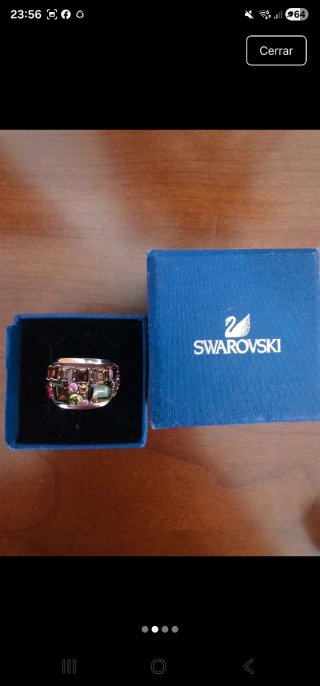 Anillo Swarovski Multicolor