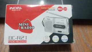 Rádio Portátil Indin BC-R21 AM/FM