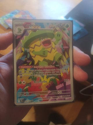 Carta Pokémon Ludicolo EX 160 PV