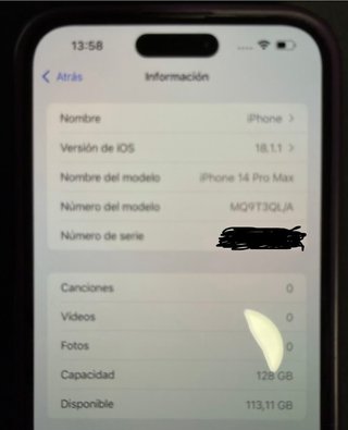 iPhone 14 Pro Max 128GB Morado Oscuro