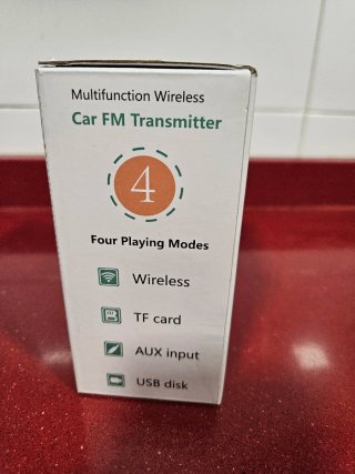 Transmisor FM Bluetooth Coche Dual USB