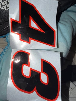 Pegatinas 43 para moto o coche