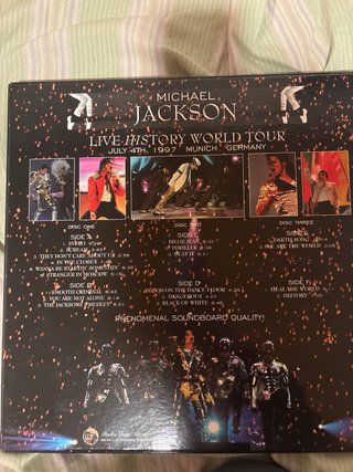 Michael Jackson Live History Tour Vinilo