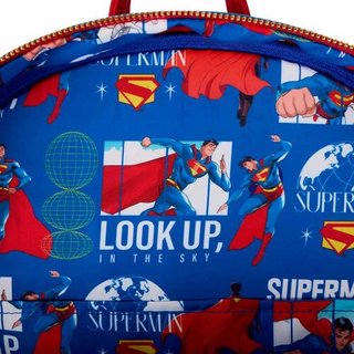 Mochila Superman Loungefly DC Comics Azul