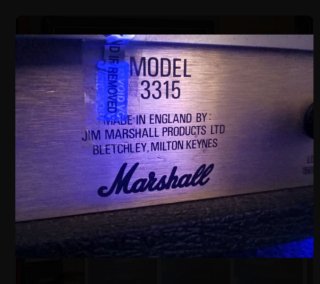 Cabezal Marshall 3315 150W OCASIÓN!!!