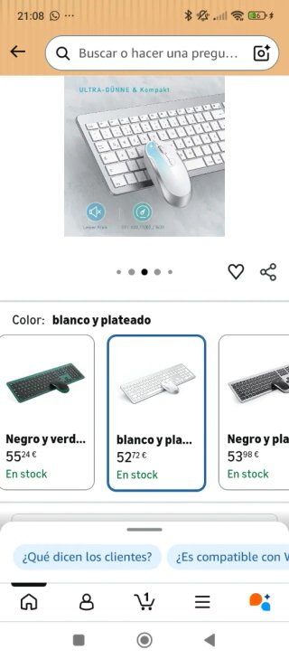 Tastiere e mouse wireless Seenda