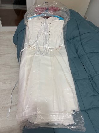 Vestido Novia Corset y Falda