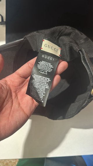 Cappellino Gucci Nero GG Monogram