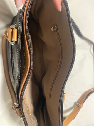 Bolso El Potro Piel Marrón y Beige