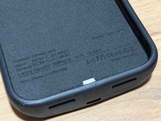 Funda Cargador iPhone 13 Pro Max Negra