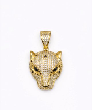 Collar Pantera XP 14K Chapado Oro 60cm