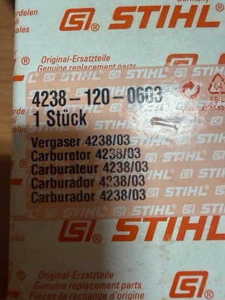Carburador Stihl TS 420 TS 410