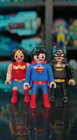 Figuras Playmobil Superhéroes Huevo Kinder!