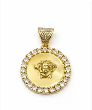 Collar Versace Chapado Oro 14K 60cm