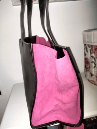 Bolso de viaje Adidas negro y rosa