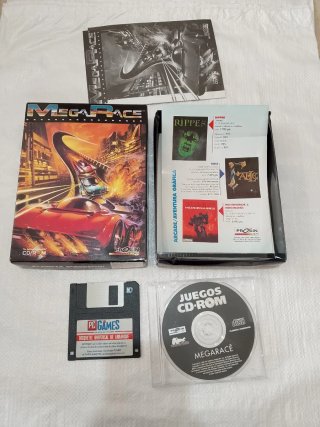 Mega Race Juego PC CD-ROM vintage 1993