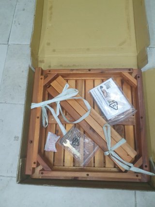 Nueva Mesa auxiliar Deuba "Washington" - Madera