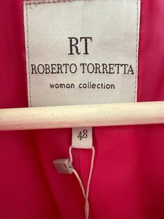 Blazer Roberto Torreta Rosa Nuevo Talla 48