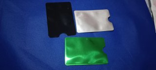 3 Fundas Protección Tarjeta RFID, seguridad.