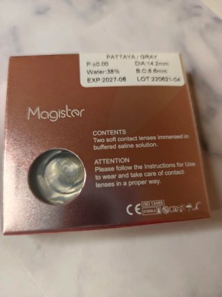 Lentillas Magister Pattaya Gris