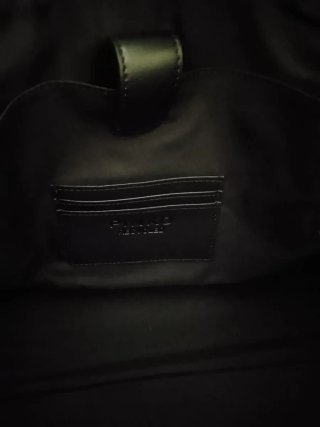 Borsa Pinko verde e nero a stampa