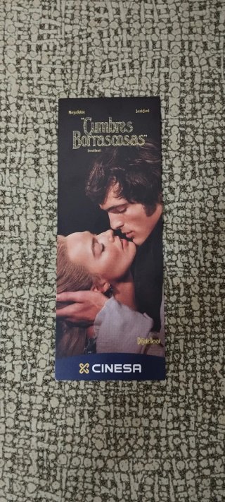 Cumbres Borrascosas Marcapáginas de la película