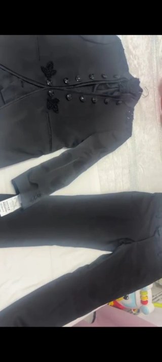 Traje Novio Gitano Negro Impecable