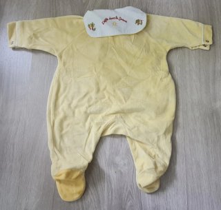 Macacão Bebé Amarelo Elefante