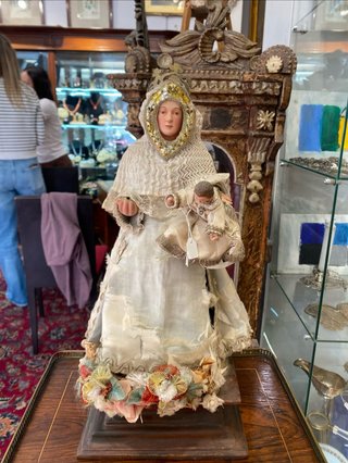Virgen de consolación con Niño antigua