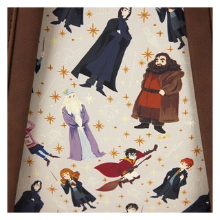 Mini Mochila Harry Potter Loungefly Beige