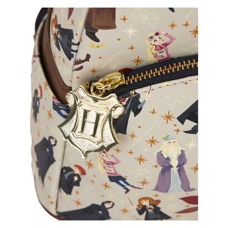 Mini Mochila Harry Potter Loungefly Beige