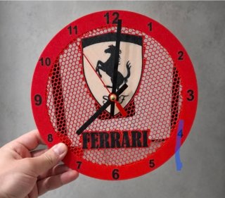 Orologio da parete Ferrari 3D PLA