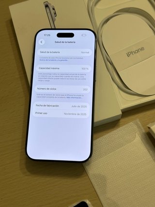 iPhone Air Azul 256gb FACTURA